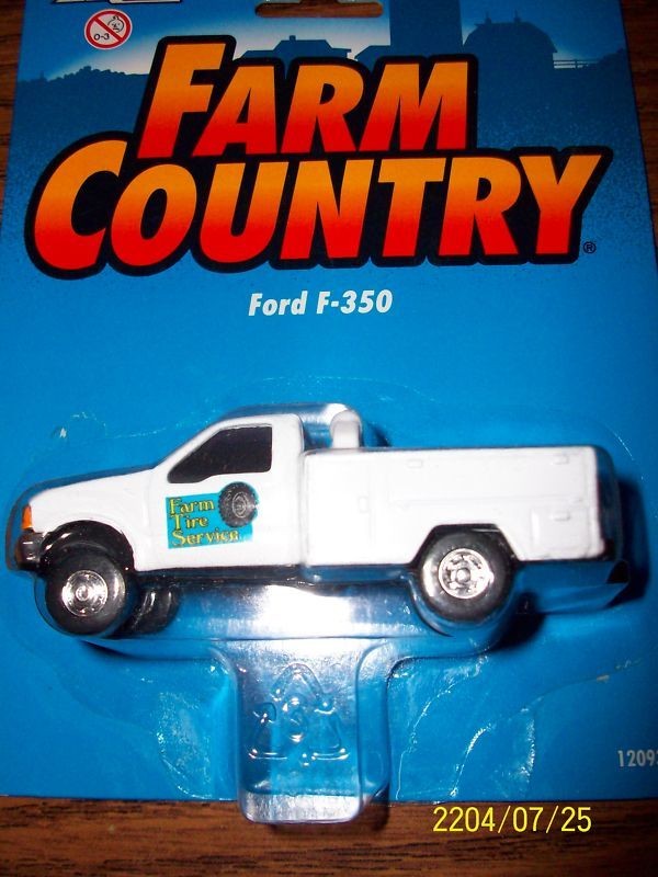 Ertl 1/64 ford f 350 farm tire service pickup truck dually