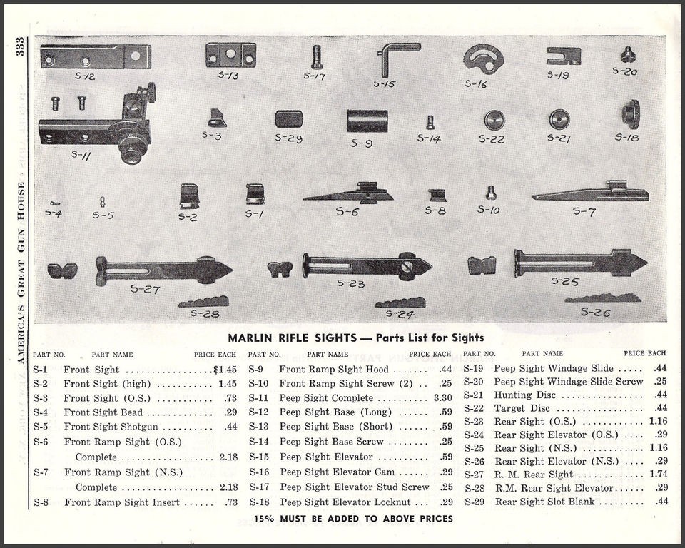 marlin parts in Gun Parts