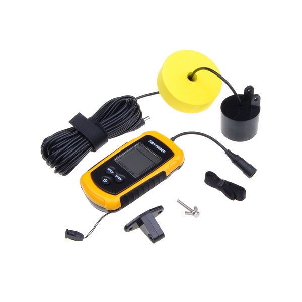 100m Portable Sonar Sensor Fish Finder Alarm Transducer in Fishfinders 