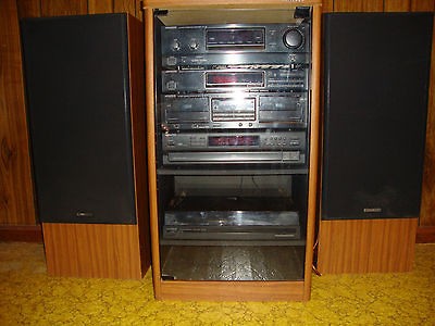 Kenwood Spectrum 690 Rack Component Stereo System with Kenwood Cabinet
