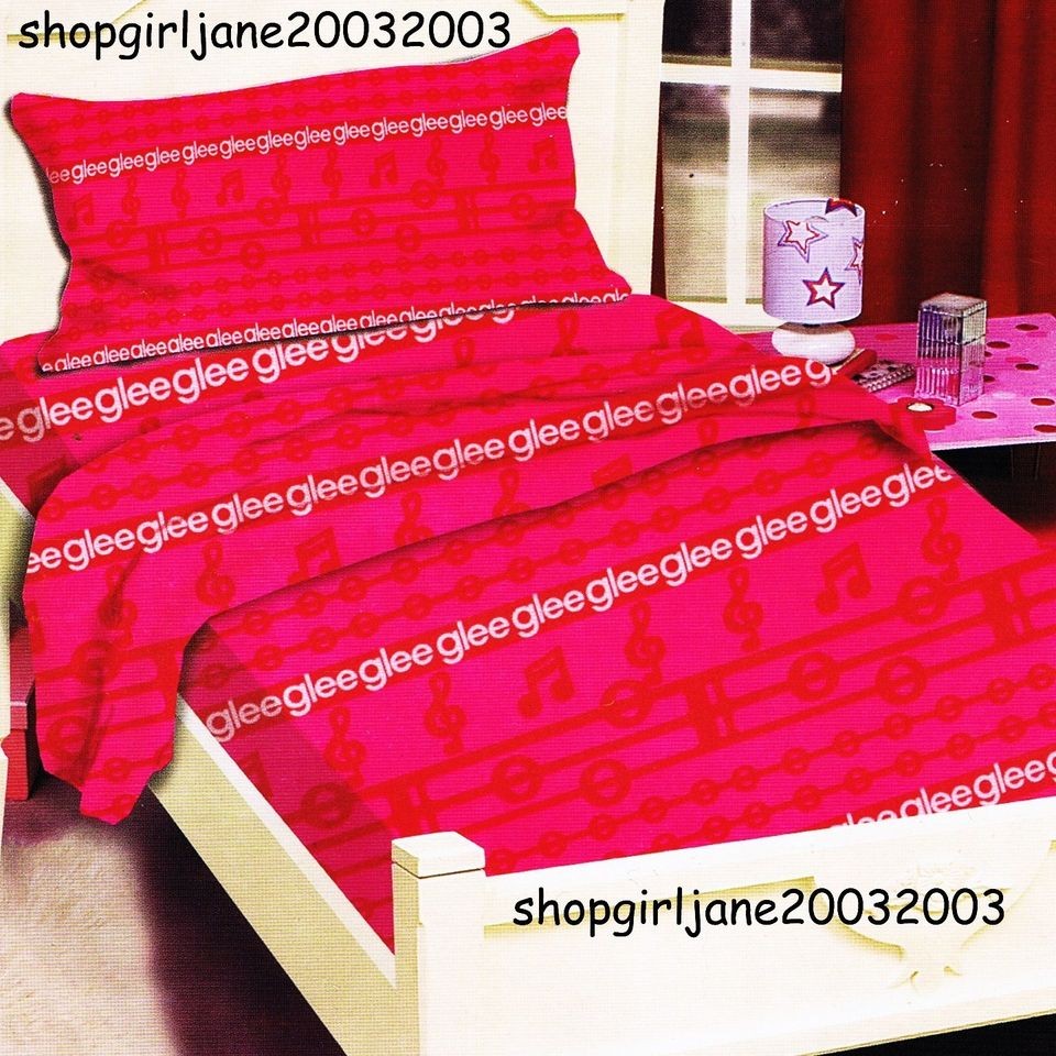 Glee ~ Dont Stop Believin ~ Double/Full Bed Fitted Sheet Set ~ New