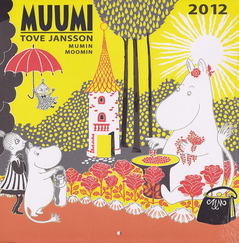 Moomin Calendar 2012 from Tove Jansson Illustrations 6 pieces