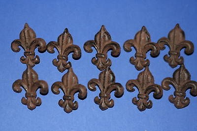 20,FLEUR DE LIS,NEW METAL, DRAWER PULLS,NEW ORLEANS,SAINTS,FURNITURE 