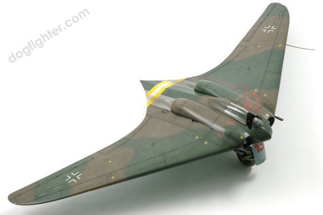 Model airplane for sale Horten Ho 229 148 Pro Built Horten 229 A1 