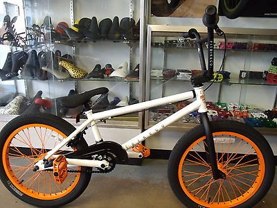 FIT BIKE CO. EDDIE 1 SEMI WHITE 2013 BMX BIKE  2 FREE BMX POSTERS