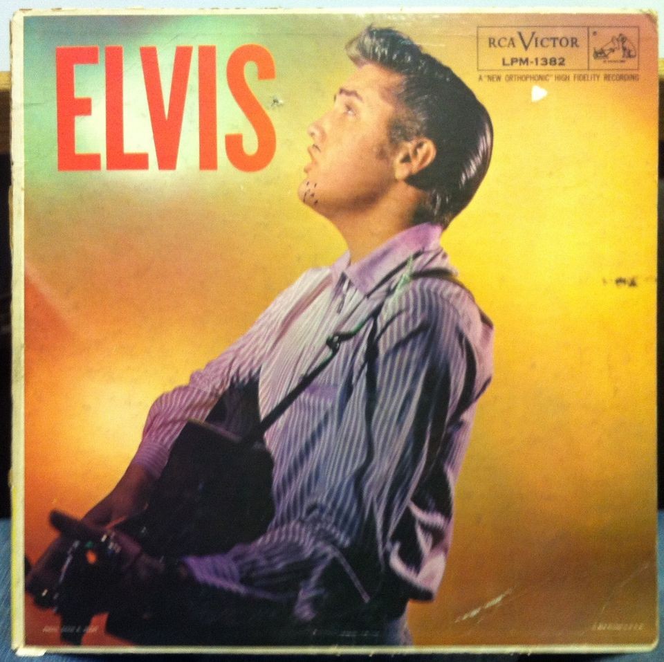 elvis presley first album in Records