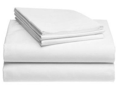 12 NEW WHITE 54X72 DRAW SHEETS 3.4OZ MESSAGE TABLE FLAT SHEETS