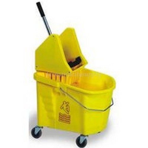   GUARD 335 37YW COMMERCIAL 35QT MOP BUCKET DOWN PRESS WRINGER COMBO