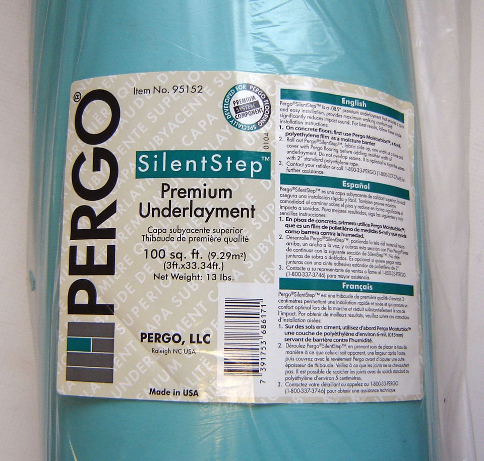 Pergo SilentStep Underlayment 100 sq ft