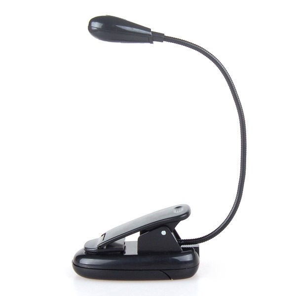 Clip on Flexible Book Reading LED Light Lamp Battery Powered