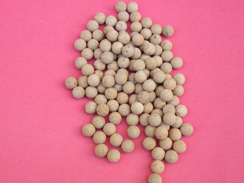 50 NATURAL CORK BALLS 1/2 DIAMETER