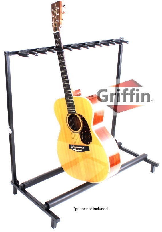   Multiple Guitar Bass Stand Holder Stage Folding Multi Rack Griffin