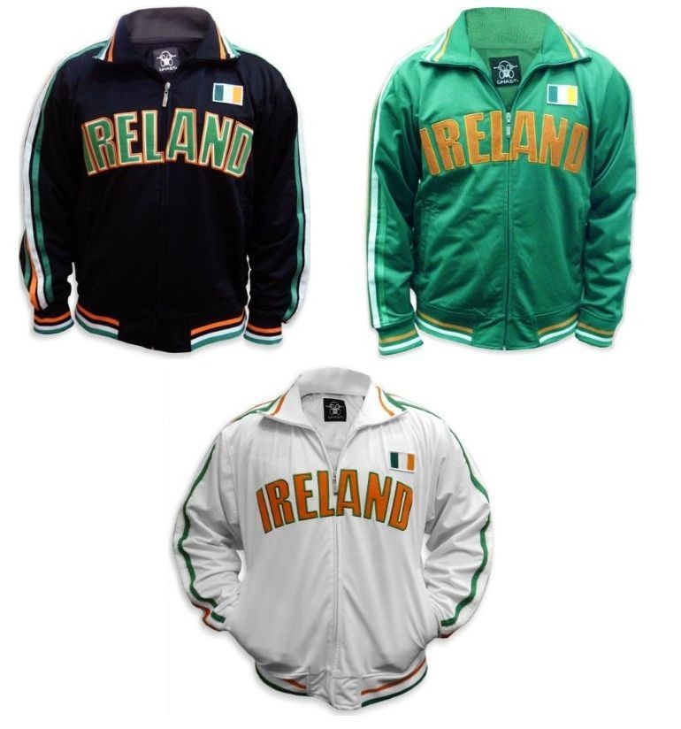   International Country Track Jacket Irish World Cup Soccer Football