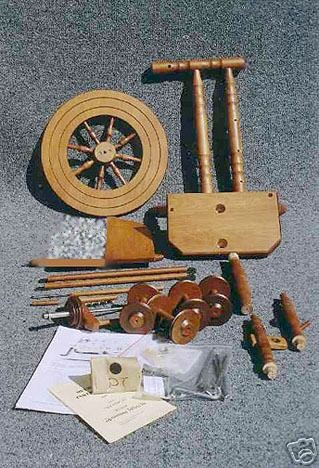 Baynes Spinning Wheel Double Treadle UNFINISHED Kit