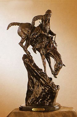 MOUNTAIN MAN BRONZE STATUE Frederic Remington Medium