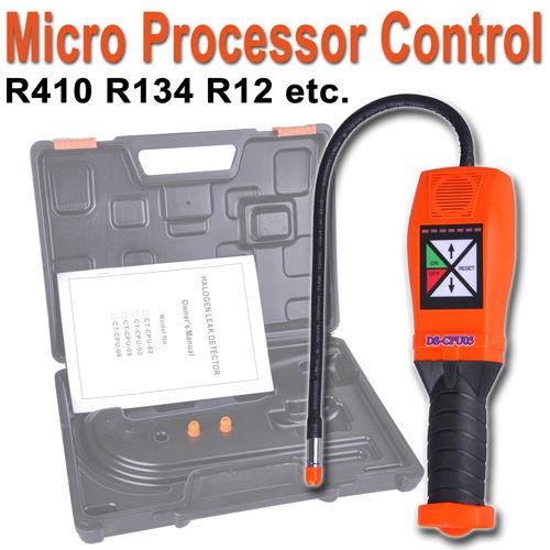   R22 etc. Microprocessor Halogen Freon Leak Detector w/ Built in Pump