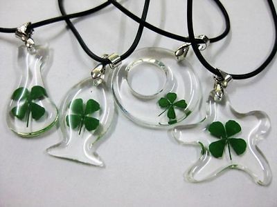   lovely Ladys Cat&Fish&Moon&Star Design four Leaf Clover Mini Pendants