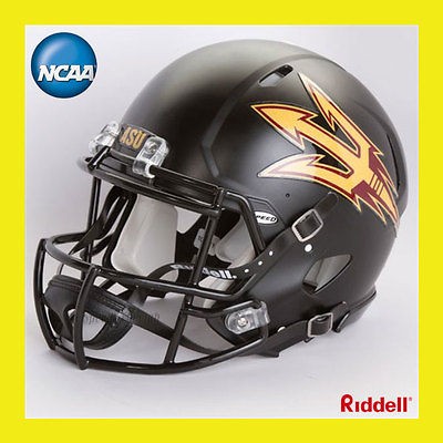   SUN DEVILS BLACK ON FIELD AUTHENTIC REVOLUTION SPEED FOOTBALL HELMET