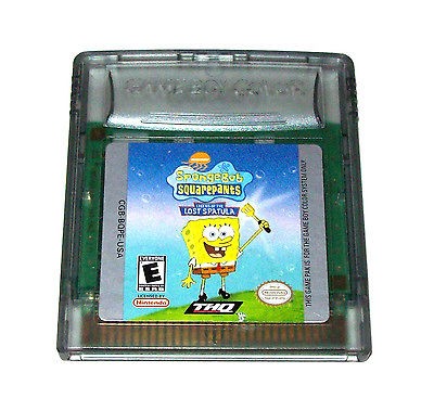   SquarePants Legend of the Lost Spatula (Nintendo Game Boy Color 2001