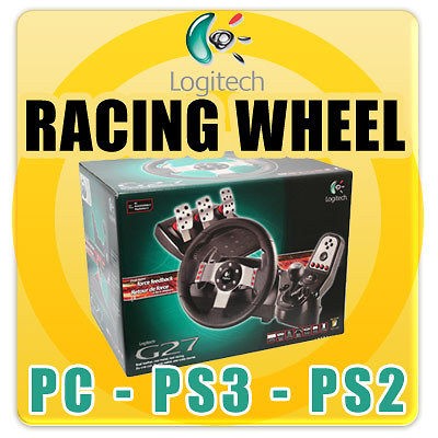 logitech g27 racing wheel in Controllers & Attachments