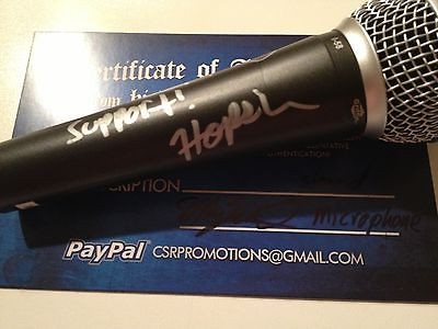   Mic Microphone Rapper Autograph Funk Volume RAW Tech N9ne XXL COA