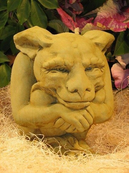   Stone Cement Large Igor Gargoyle Statue Outdoor Garden Sculpture *NEW