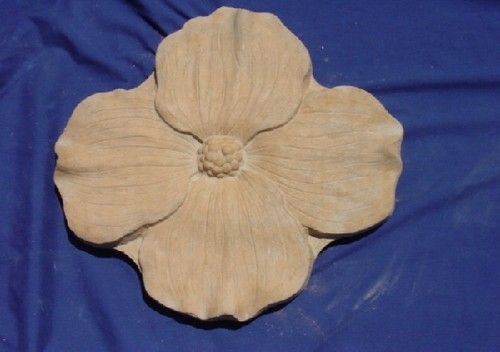 DOGWOOD FLOWER STEPPING STONE CONCRETE PLASTER GARDEN MOLD 1137