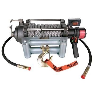 Mile Marker Hydraulic Winch 75 52000C 12000 lbs 3/8x100 Line Roller 