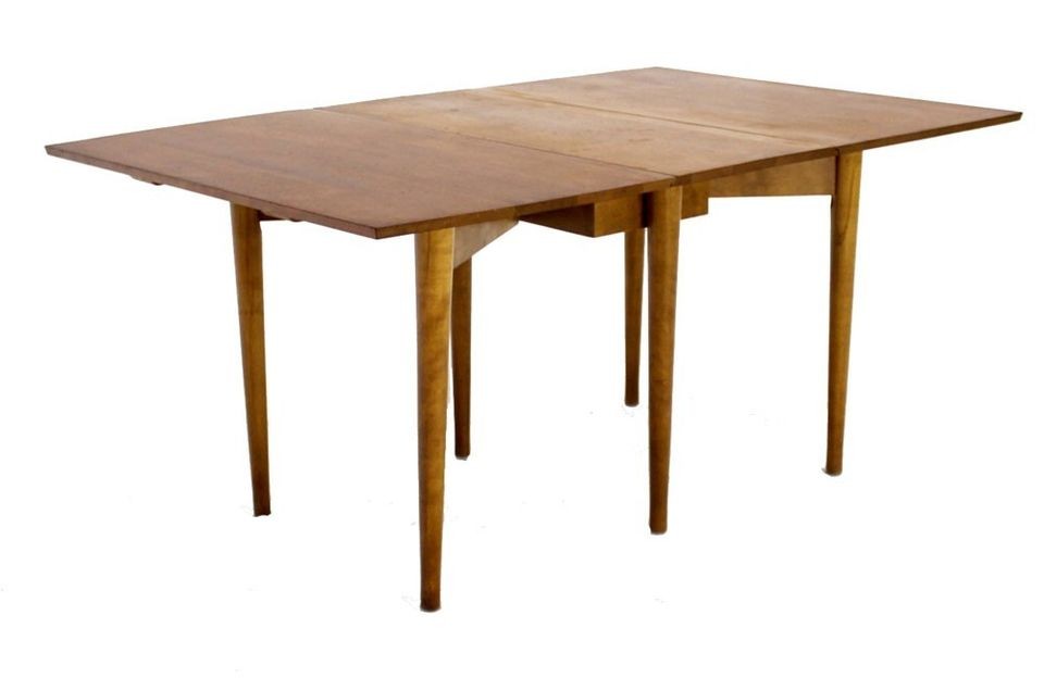 Paul McCobb Mid Century Modern Drop Leaf Dining Table.