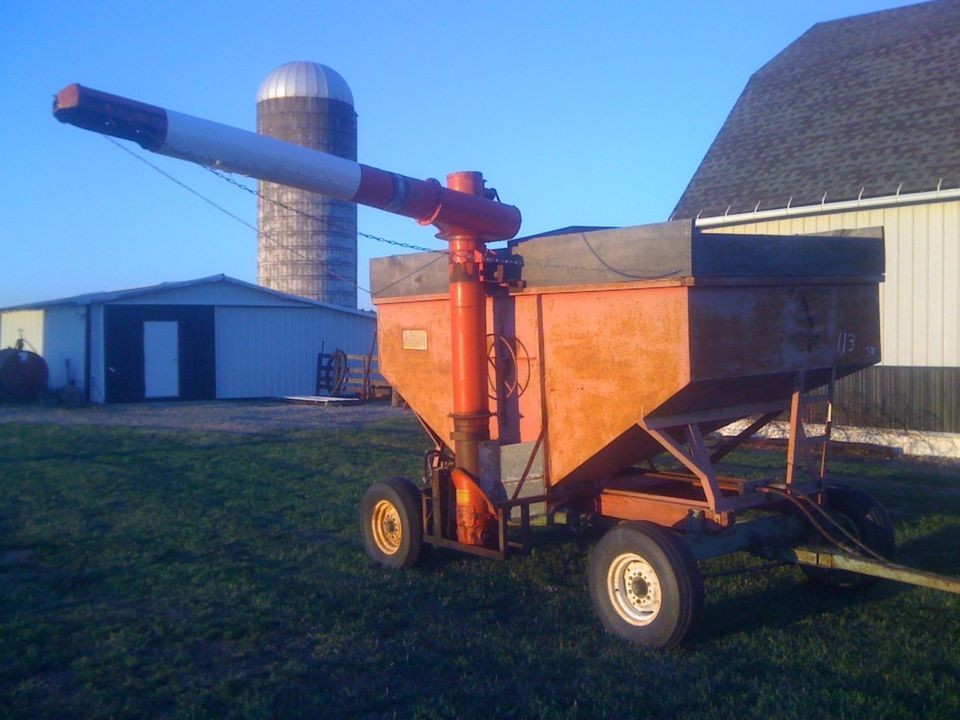 McCurdy Gravity Bed 8 Ton Electric Co 5026 Running Gears w Seed 