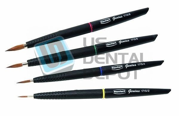 RENFERT GENIUS BRUSHES #4   US DENTAL DEPOT #023 1715 0004