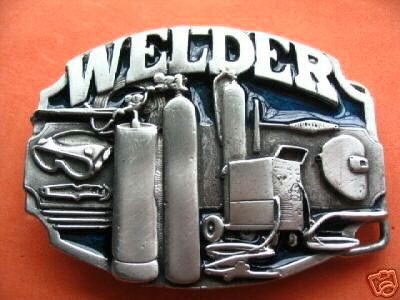 WELDER SPOT GAZ WELD WELDING TOOL EQUIPMENT BELT BELTS BUCKLE BOUCLE 