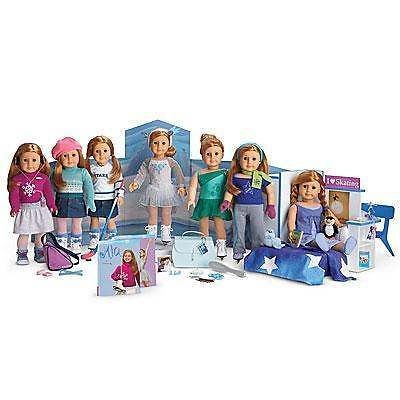 AMERICAN GIRL Doll MIA Mias WHOLE WORLD Bedroom Skates