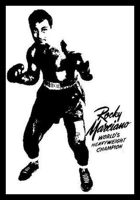 ROCKY MARCIANO BOXING LEGEND HEAVYWEI BOXER TSHIRT T SHIRT 3 COLOURS 