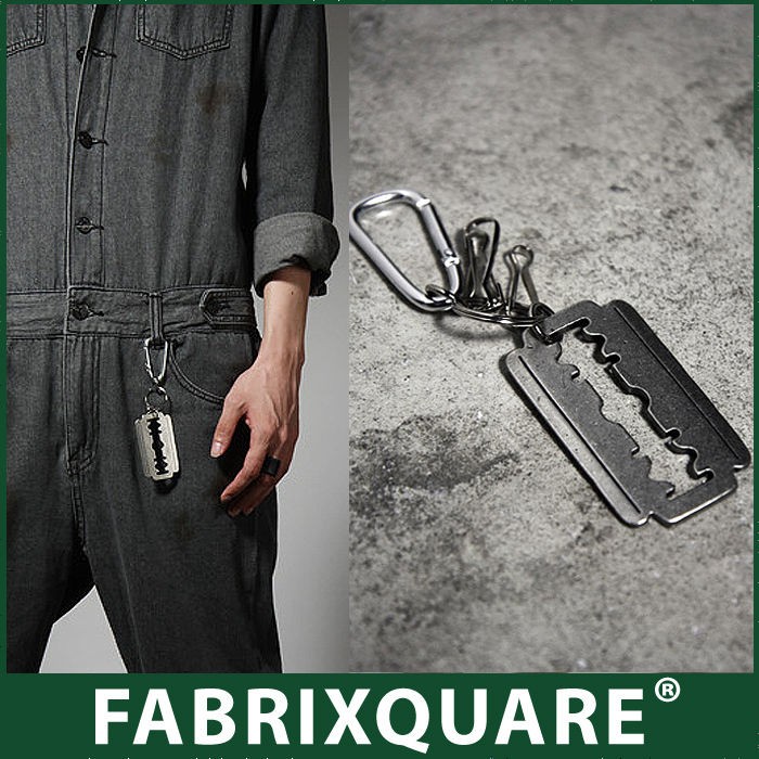 Fabrix Vintage Razor Keychain Silver homme chic fx mens mex 