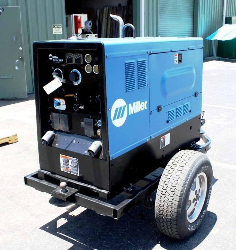 MILLER WELDER GENERATOR  BIG BLUE 500D CC/CV DELUXE