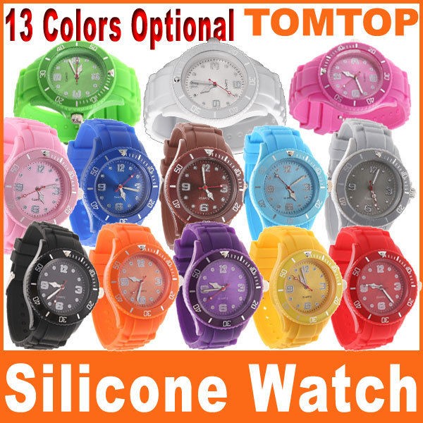 silicone watches in Wristwatches