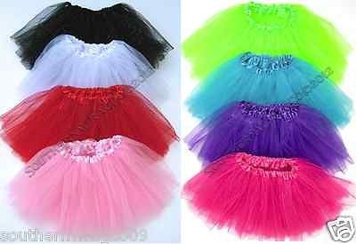 GLITTER BALLET TUTU TUTUS TODDLER to TEEN Waist 16 to 32 FREE SAME 