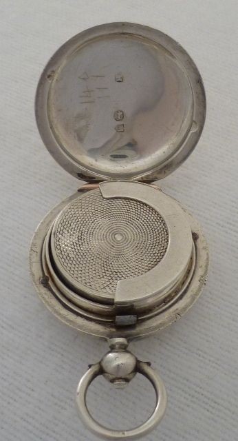   Mordan & Co Victorian Silver Gold Sovereign Case London 1887 25g