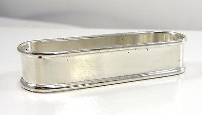 Gorham Sterling Silver Oblong Napkin Ring Pattern #6290