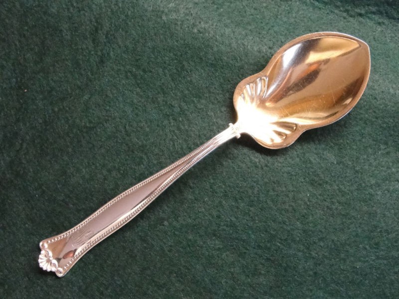 Sterling Silver Gorham Preserve Spoon Pembroke Pattern, 1890