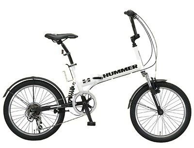 HUMMER Folding Bike 20inch WHITE FREE DHL (JC110939)