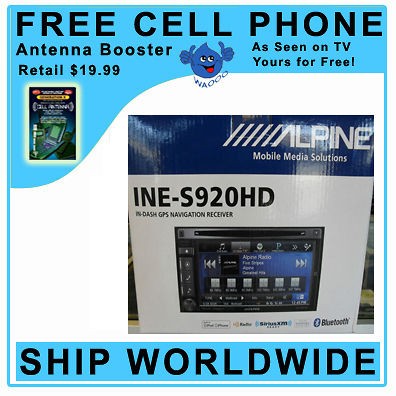 ALPINE INE S920HD 6.1 MULTIMEDIA PLAYER W NAVIGATION GPS