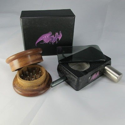   with the Magic Dragon Lite Vaporizer + Rosewood Herb Grinder Bonus