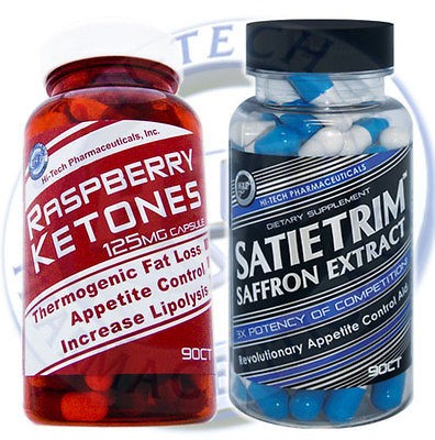 Hi Tech Raspberry Ketones & Satietrim Saffron Extract 90c Dr. Oz Show 