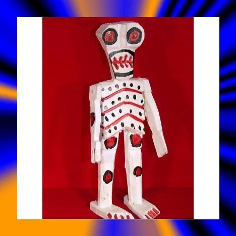 Guatemalan Skeleton Mayan Folk Art Guatemala Maya new