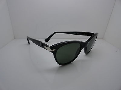 New AUTH PERSOL 2990 S 95/31 Black Cat Sunglasses Sz. 50 w/ case