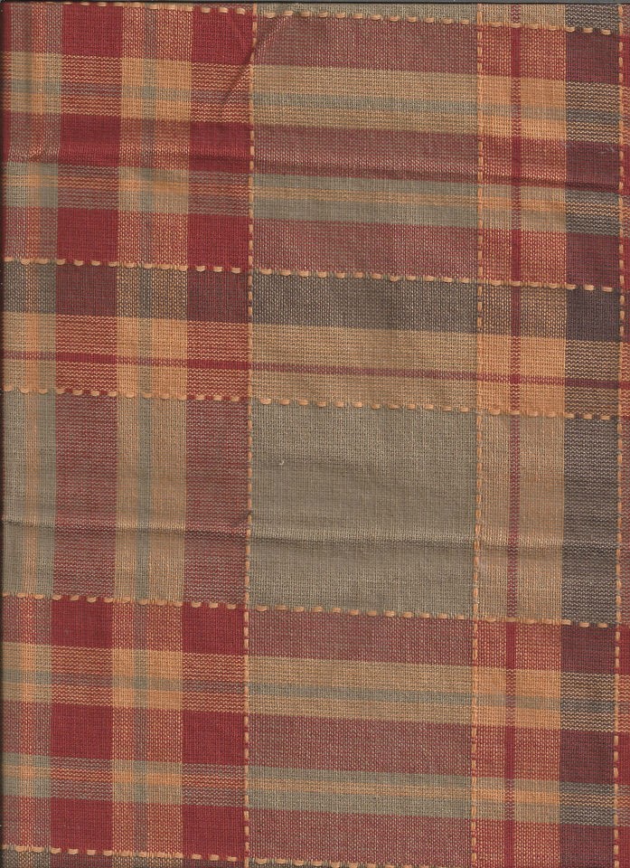 HARVEST DOBBY CHECK FALL AUTUMN PLAID TABLECLOTH VARIOUS SIZES AVAIL