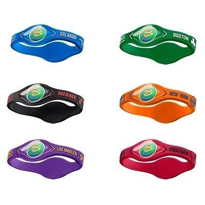 New NBA Basketball Wristband Balance Rubber Bracelet Hand Chain 