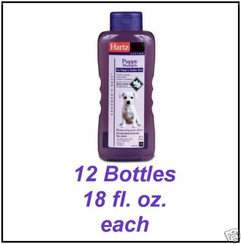 12 Hartz Wholesale Puppy Shampoos Jasmine 18 fl.oz NEW